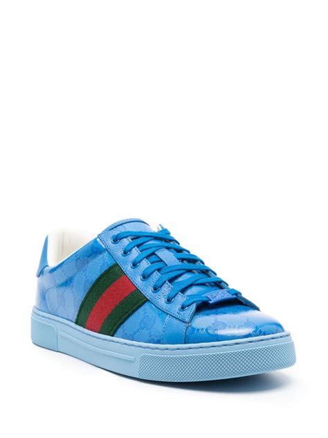 gucci ace gg crystal canvas sneaker|gucci flashtrek sneakers with crystals.